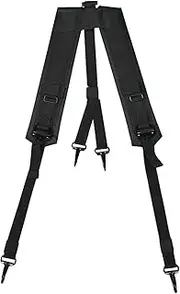 [JFFCESTORE] FFCESTORE Tactical Duty Belt Harness Suspenders Padded Tool Belt Police Work Suspenders