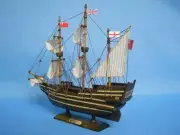 Mayflower Tall Model Ship 14"