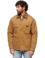 [Superdry] Surplus 4 Pocket Chore Jacket in Brown