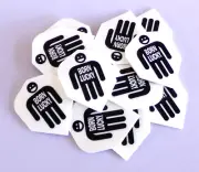 Bulk Pack of 15 (5 Sets) Harrows Quadro Dart Flights "Born Lucky"