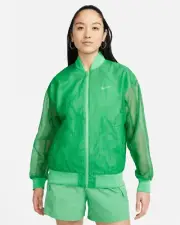 NWT Nike $135 Women's Sportswear Woven Varsity Bomber Jacket DV7972-363 Small