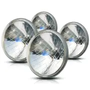 For Chevy Caprice 66-76 Corvette 5.75" Round Halogen Head Lights Hi-Lo Beam Lamp (for: Fiat)