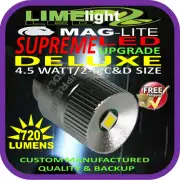 MAGLITE LED UPGRADE 2-6 CD 4.5W BULB GLOBE for TORCH FLASHLIGHT 1.5-9V 720lm AU
