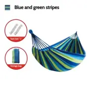 1Pc Folding Portable Outdoor Canvas Hammock Camping Swing Hammock with Tree Rope