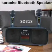 Bluetooth Speaker Wireless Microphone Karaoke Subwoofer forTV Home Entertainment