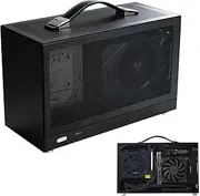 Minii Itx Computer Case - Portable Itx Computer Case | Computer Case Minii Itx Gamings Pc Chassis, Itx Minii Small Case Aluminum Suitcase, Desktop Computer Empty Chassis Pc Gamings Case