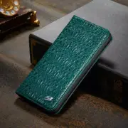Genuine Leather Wallet Crocodile Phone Case For iPhone 11 12 13 14 15 16 Pro Max