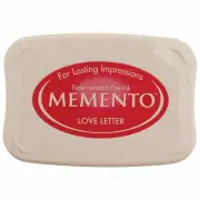 Tsukineko Memento Dye Ink Pad Fade Resistant - Love Letter Red 302