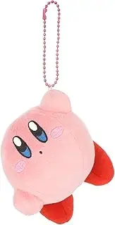 Sanei Boeki KPM03 Kirby All Star Collection Plush Mascot, W 3.9 x D 3.9 x H 3.0 inches (10 x 10 x 7.5 cm)