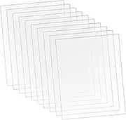 HEALSOPTHY 10pcs Clear Sheets for Projects for Picture Framing Crafts and Signage Easy to Clean High