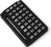 36 Heads Set Leather Stamps Alphabet Number and Pattern Stamp Tools Leathercraft Stamping Tools for Craft Working