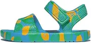 [FitFlop] Unisex Kid's Iqushion Toddler Leaf-Print Erg. B/S Sandals