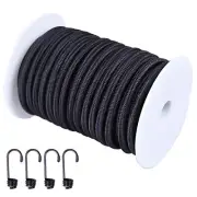 1/4“ Marine Grade Elastic Cord Crafting Stretch String 40kg x 50ft with 4 Mor...