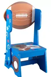 Sport Themed Kid’s Convertible Step Stool / Chair Assembled Ages 3+ Gift