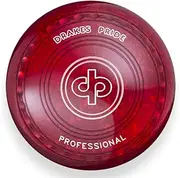 Drakes Pride Professional Bowls - Maroon / Red, Gripped, Size 2, Heavy