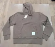 $1590 Mens THOM BROWNE Bar Striped Wool Pullover Hoodie Brown 3 - Large