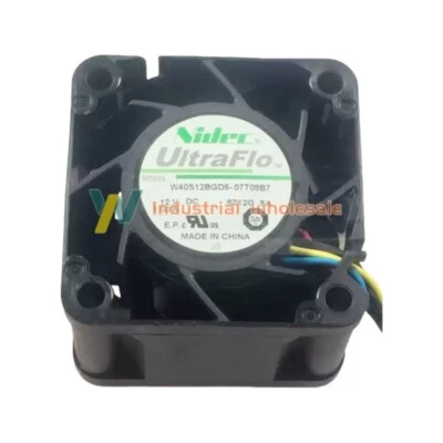 1PC New NIDEC W40S12BGD5-07T08B7 4028 DC12V 1.0A 4CM 4-Wire Server Cooling Fan