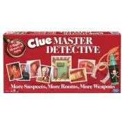 Clue Master Detective Board Game by Winning Moves New Sealed | Up to 10 Players