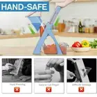 Upgrade Safe Mandoline Vegetable Slicer Adjustable Vegetable Chopper Kitchen