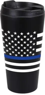 Rothco Thin Blue Line Flag Travel Mug