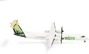 Herpa Sky Alps Bombardier Q400 1:200 Scale Miniature Collectible Model Without Base Metal