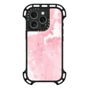 iPhone 16 Pro Ultra Bounce Case MagSafe Compatible Baby Pink Marble