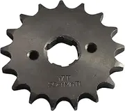 QASULER Motorcycle Front Sprocket, for Daelim, for VC125 VL125 VJ125 VJF125 VS125 VT125 Evolution, for Derbi, for 125 Baja Cross City, for KYMCO, 150STR 50KXR Motorcycle Front Sprocket(17 Teeth)