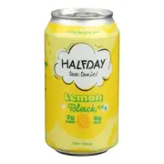 Lemon Black Tea 12 Oz (Case of 12) by Halfday