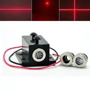 Red Dot Line Cross 650nm 50mW Focusable Lens Laser Diode Module w/ Heatsink