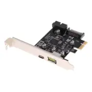 USB 3.1 Type C Interface PCI-E Expansion Card Linux WinXP
