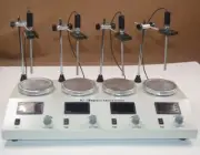 2000ml 4 Sites Magnetic Stirring Apparatus Heating Magnetic Stirrers Lab Mixer