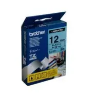 Brother TZe-531 / 12mm Black Text On Blue Laminated Labelling Tape - 8 Metres