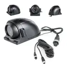 Vehicle Backup Side View Camera 12V/24V 12 LED IR Night Vision 4 Pin Reverse ...