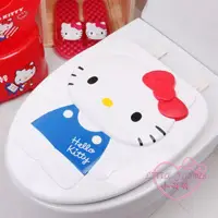 在飛比找蝦皮購物優惠-♥小玫瑰日本精品♥HelloKitty馬桶蓋馬桶蓋套馬桶坐墊