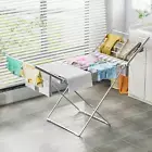 Heated Towel Rail, Aluminium Electric Towels Rack Warmer Clothes Rails Airer ...