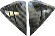 Compatible for Nissan Altima Sedan 2013-2018 Car Rear Window Louver Shutter Cover Side Vent Trim Sticker Scoop ABS Exterior Accessories(Carbon Look)