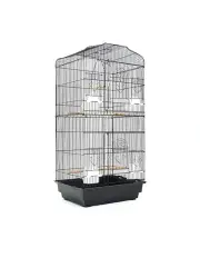 [Paw Mate] Parrot Aviary Veer 92cm 2IN1 Design Bird Cage in Black