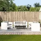 Garden Lounge Set Modular Sofa Outdoor Furniture Patio 2 Piece Wood vidaXL