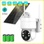 Wireless Security IP Camera Outdoor Battery Home WIFI CCTV PTZ Solar Panel Cam