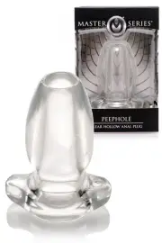 Master Series Peephole 3.25" Hollow Butt Plug