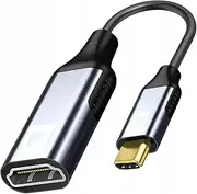 [Co2] USB-C to HDMI 2.0 Adapter 4K/60Hz, 2K/240Hz, Full HD, Plug & Play, Dynamic HDR, Disposable Cable, Aluminium Space Grey, MHL, Compatible with iPhone, MacBook, iPad Pro, Samsung (4K)