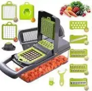 15 in 1 Vegetable Fruit Chopper Cutter Food Onion Veggie Dicer Slicer Kitchen