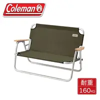 在飛比找Yahoo奇摩購物中心優惠-【Coleman 專業露營輕鬆摺疊長椅《綠橄欖》】CM-33