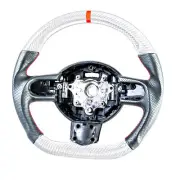 Custom Silver Carbon Steering Wheel For Mini R55 R56 R57 R58 R59 R60 R61 (for: Mini)