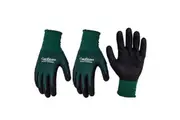 3x Cyclone Size XL Gardening Gloves Touch Screen Compatible Nylon Green Black