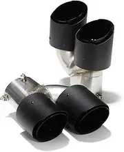Quad Car Exhaust Tip Carbon Fiber Exhaust Tip Compatible For BMW G20 G21 M340i 2019 2020 2021+ Muffler Tip MPE Exhaust System