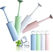 4 PACK Tongue Scraper Cleaner, Tongue Brush Scrapers with Travel Handy Case for Adults, Kids, Children, Healthy Oral Care, Easy to Use, Solft Help Fight Bad Breath