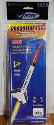 Estes 7220 Crossfire ISX Model Rocket Kit Intermediate Skill Level ~⚡️Fast Ship