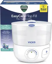 Vicks Easycare Top Fill Cool Mist Humidifier, Vapopads & Vaposteam, Small Room