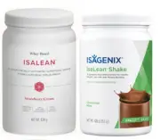 Free Post 2 Isagenix Isalean Protein Shake Canister strawberry & choc mint
